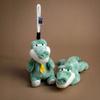 Green Cartoon Cute Sitting Crocodile Plush Toy Pendant For Bag Decoration