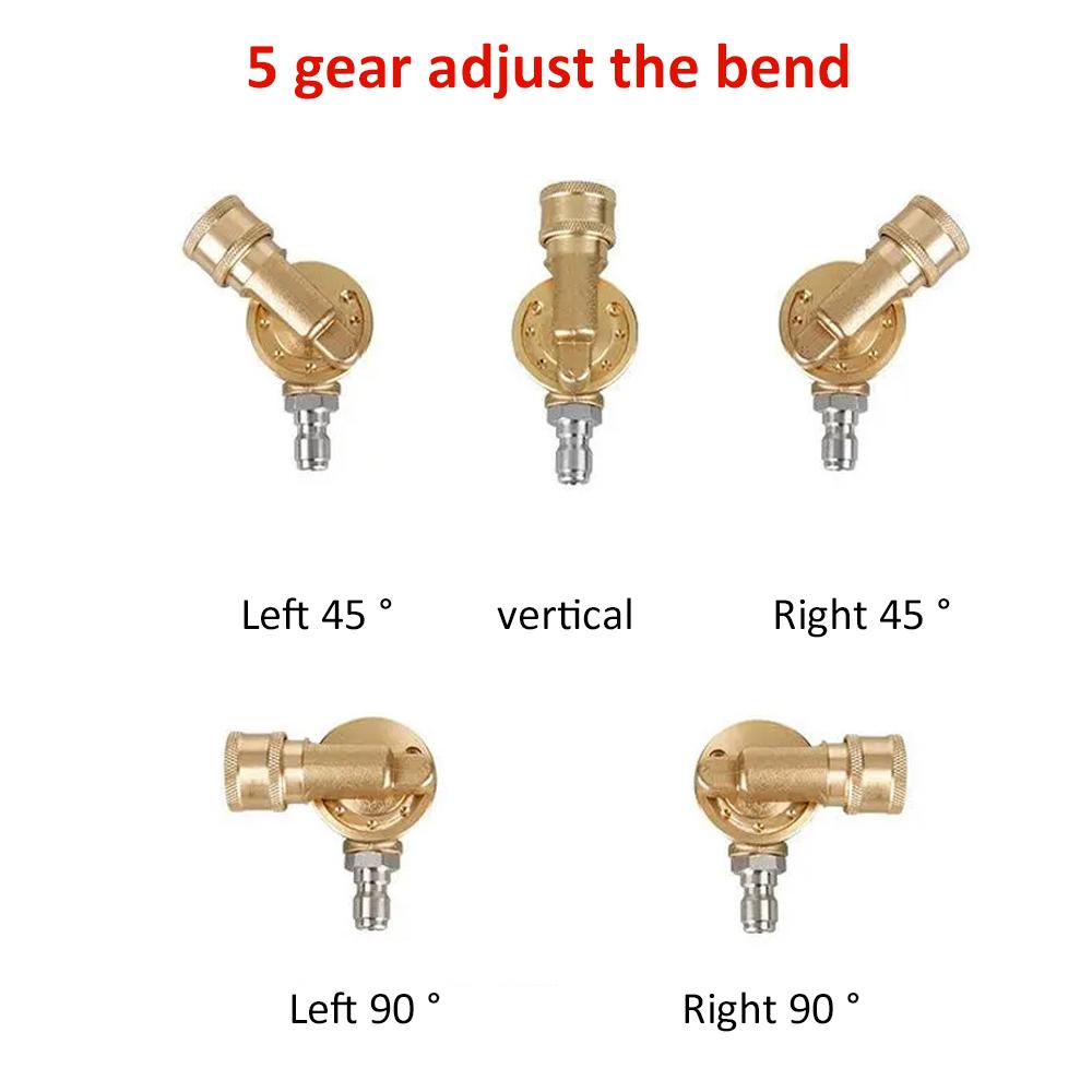 Myjka Ciśnieniowa 4000 PSI Obrotowa Dysza Turbo Szybkozłącze Dysza 7 Kolorów 14 Dysza Złącza 7