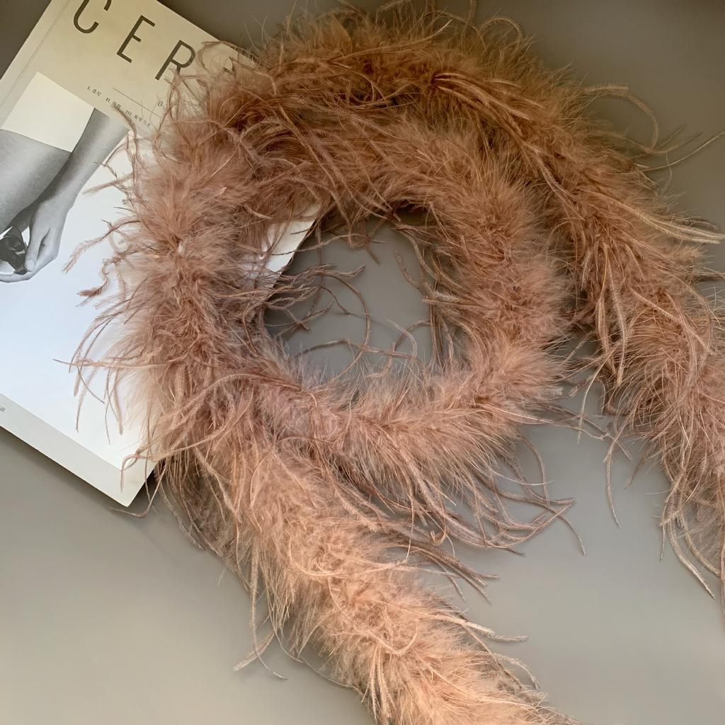 Colored Feather Strips, Ostrich Hair, Top Strips, Dance Costumes DIY Decorative Materials, Clothing Accessories