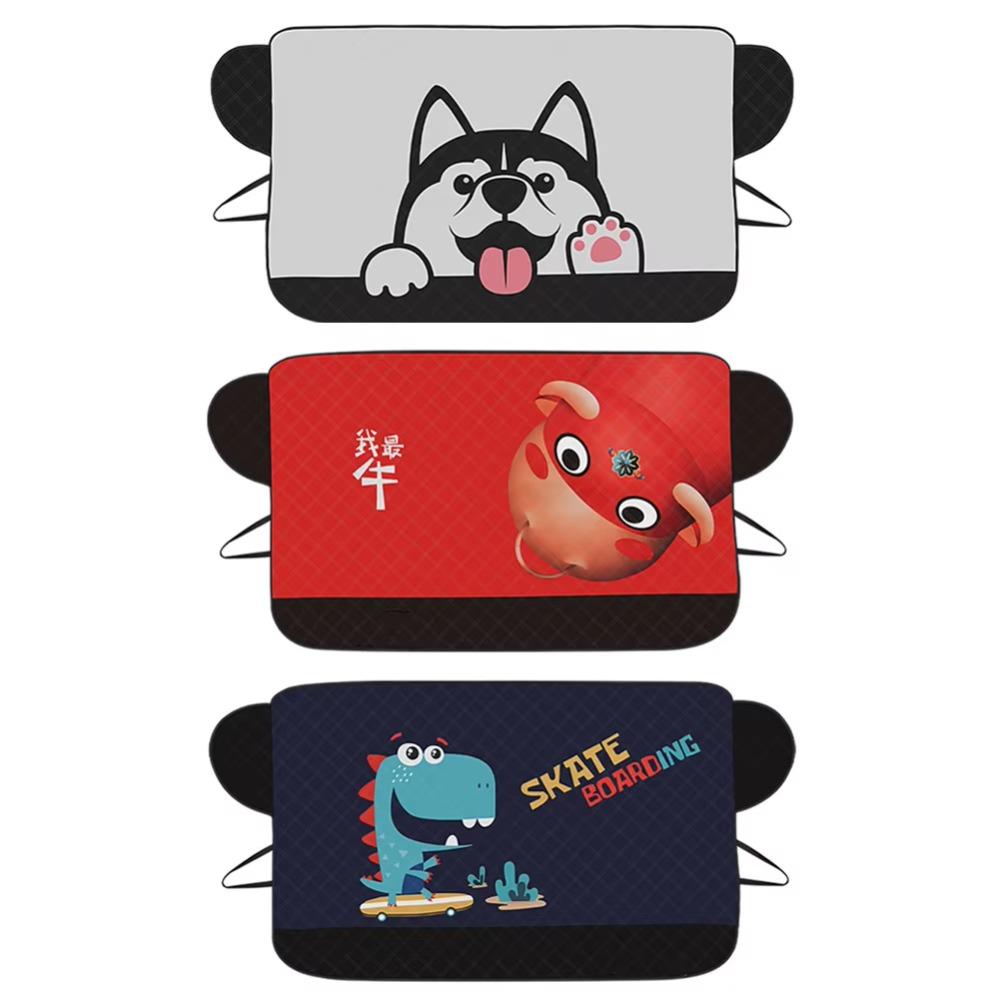 Cartoon Front Window Frost Blanket Anti-frost Car Accessories New Heat-insulating Cover Frost