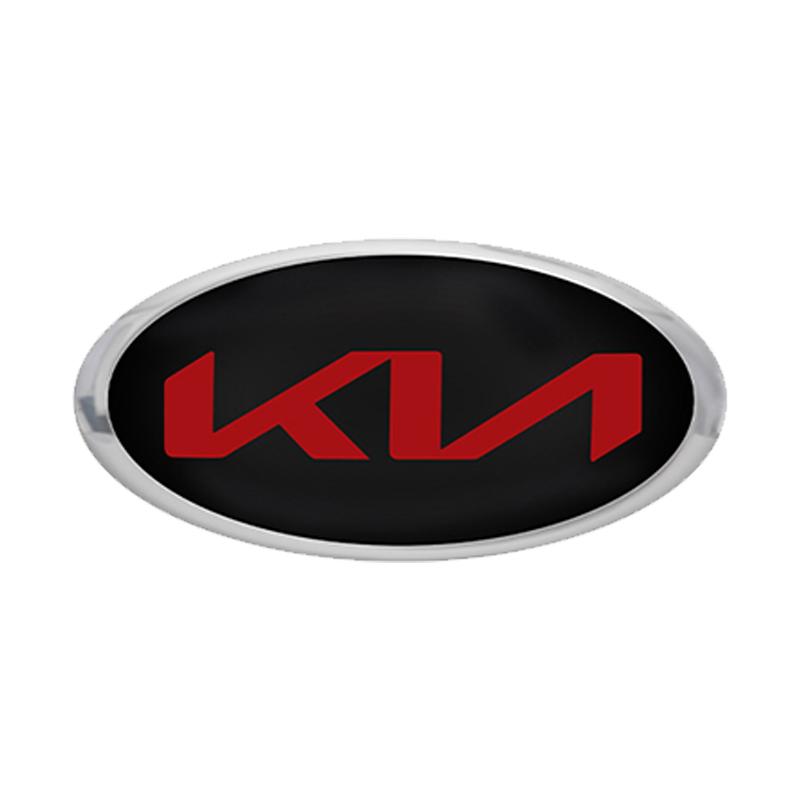 1 pièce Badge Emblème Logo Capot Avant Voiture ABS 3D Pour KIA K2 K3 K5 K7 EV6 KX3 Soul Seltos Sportage Cerato Optima Sorento