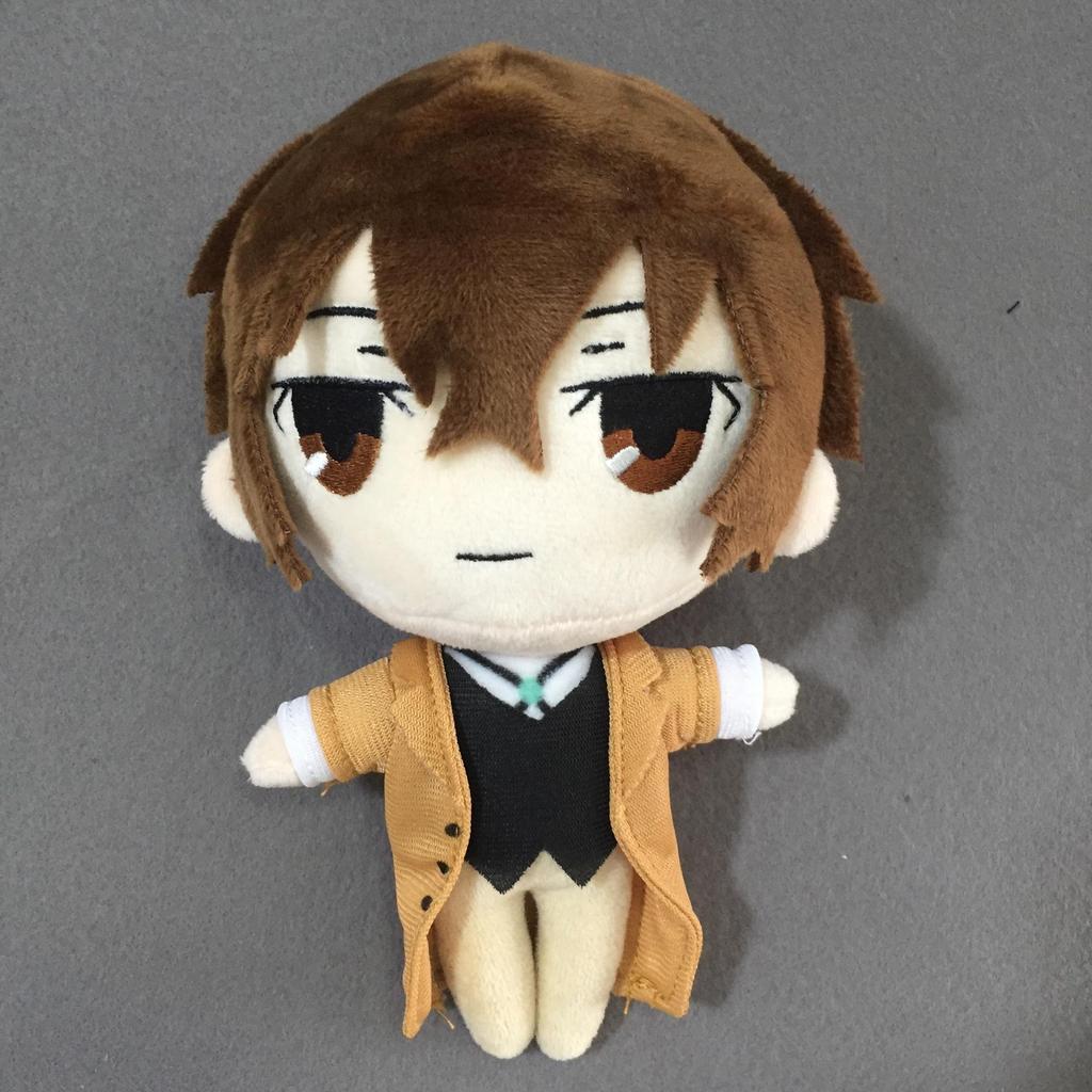 20cm Anime Plush Doll Dazai Osamu Ryunosuke Akutagawa Stuffed Toy Birthday Gift