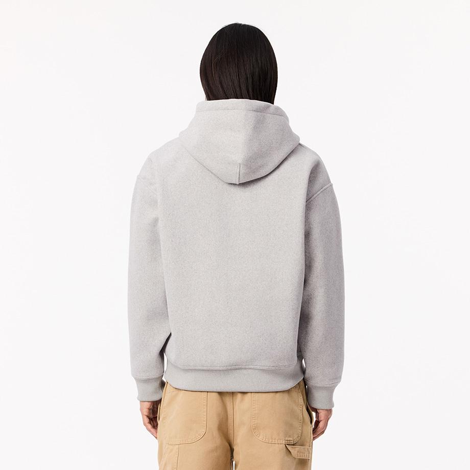Lacoste Men's Flannel Hooded Zip-Up SH4106-54NCCA