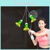Badminton Rebound Auto Solo Indoor Practice Suction Base Rotational Kid Toy