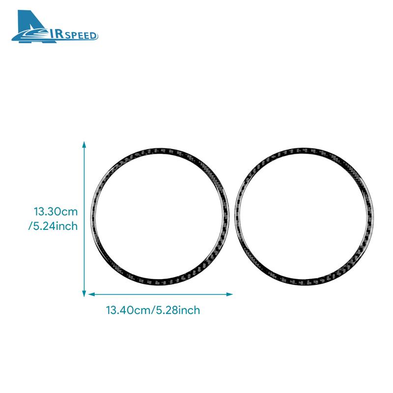För Mercedes Benz SLK R171 2004 2005 2006 2007 2008 2009 2010 Hastighetsmätare Ram Tillbehör Riktig Mjuk Kolfiber Dekorationsklistermärke
