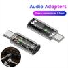 Mini Audio Adapter Type-C To 3.5 Mm Jack Type C Earphone Converter New 3.5mm Aux Adapter