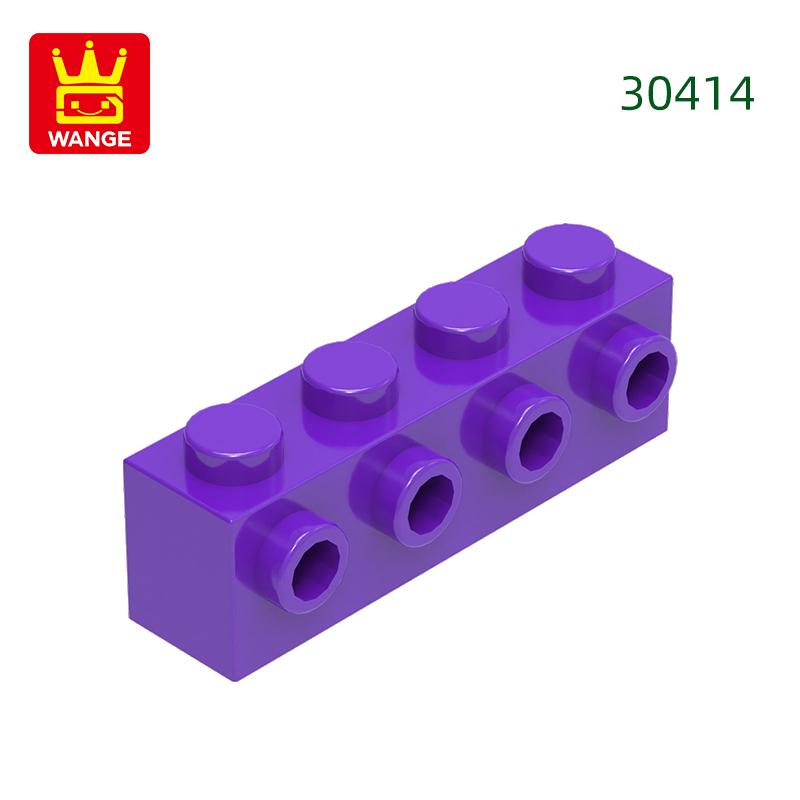 Non-Toxic 63Pcs/Lot 30414 Modified 1X4 With Studson Side Block Moc Color Accessories Compatible With Brick Diy Children Toy Assembly
