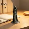 Stylish Desktop Display Statue Veiled Lady Ghost Statue, 3D Printed Shrouded Woman Sculpture, Gothic Hooded Mysterious Masked Figure Reaper Figurine,