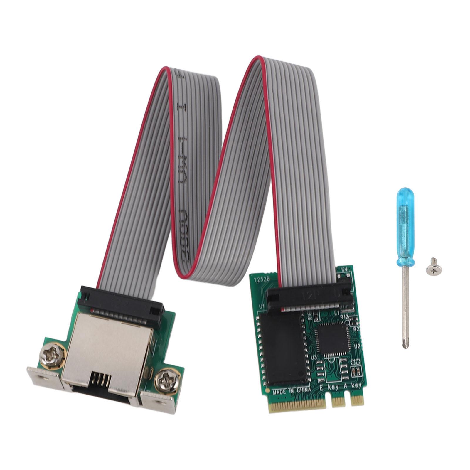 

2.5G Mini PCIE Network Card Висока швидкість передачі, стабільна портативна портативна карта PCI Express Mini PCIE M.2 RJ45