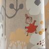 Suminoe MOOMIN Tiny Flower Curtain, Drape, 1 panel, 100 x 178 cm, GR 323-76006