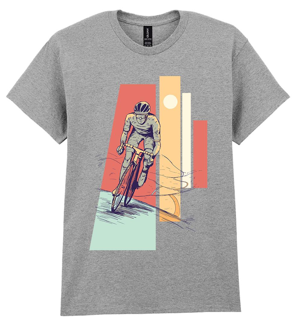

Cycling T-Shirt Mens Gift For Cyclist Lovers Mountain Road Bike Birthday Top 5XL різнокольоровий