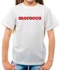Morocco Country Flag - Kids Boys Girls T-Shirt Tees Top Football World Cup Moroccan Soccer