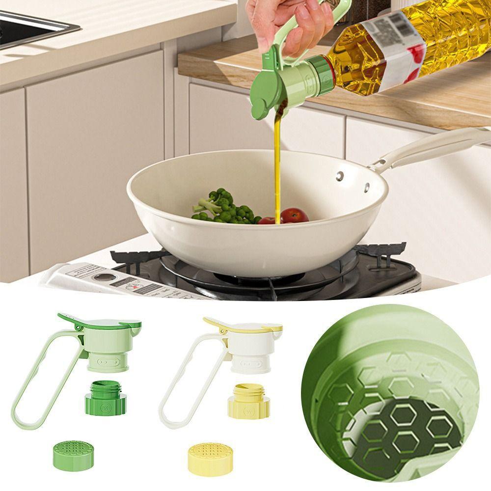 Multi Functional Oil Bottle Flow Deflector Reusable Filter Bottle Stopper  Vinegar Oil