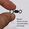 Cross Fishing Fishing Bearing Swivels Cross Line Swivel Fishing Connector 3 Way Fishing Swivels
