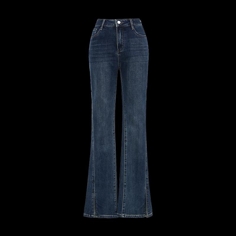 

Women s Vintage Micro-Flare High-Waisted Denim Jeans S