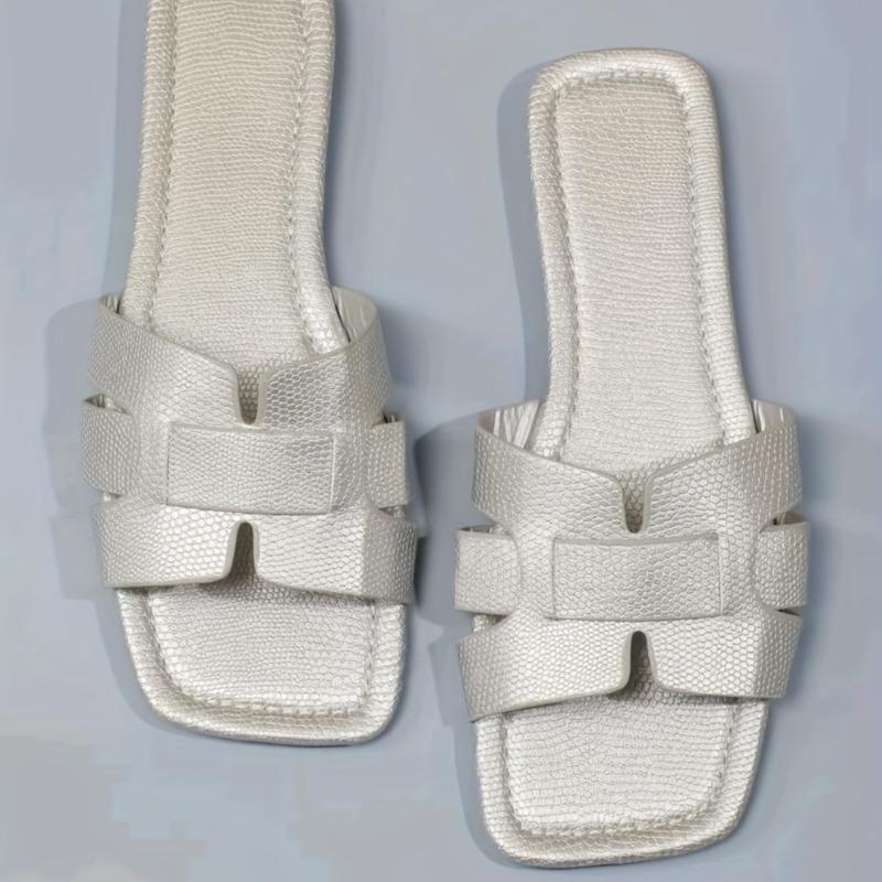 Womens Summer European and American Style Outdoor Wear Woven Flat Sole Vacation Beach Sandals Comfortable Flat Sandals