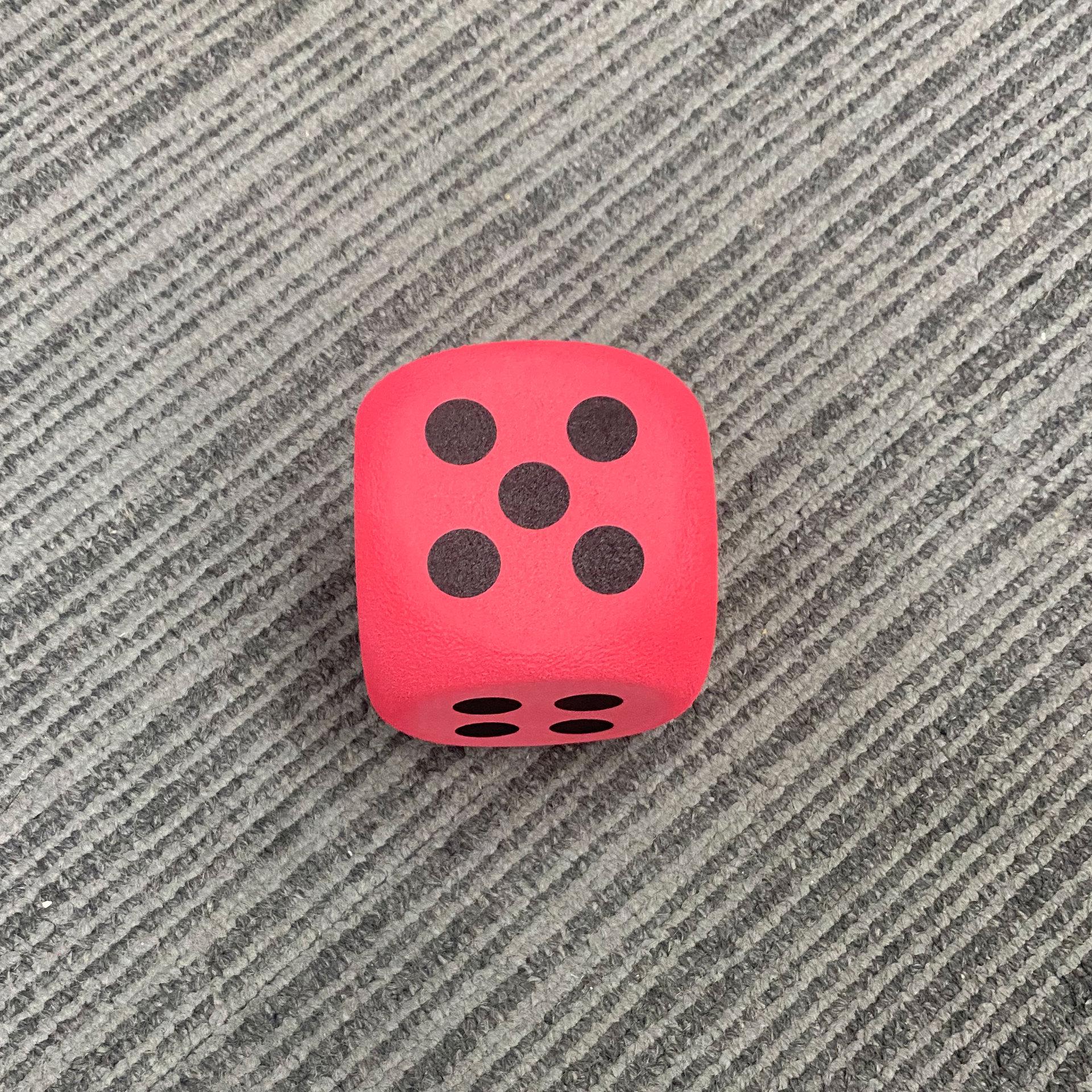 

Colorful 60mm EVA Foam Dice for Kids - Educational and Fun Toy