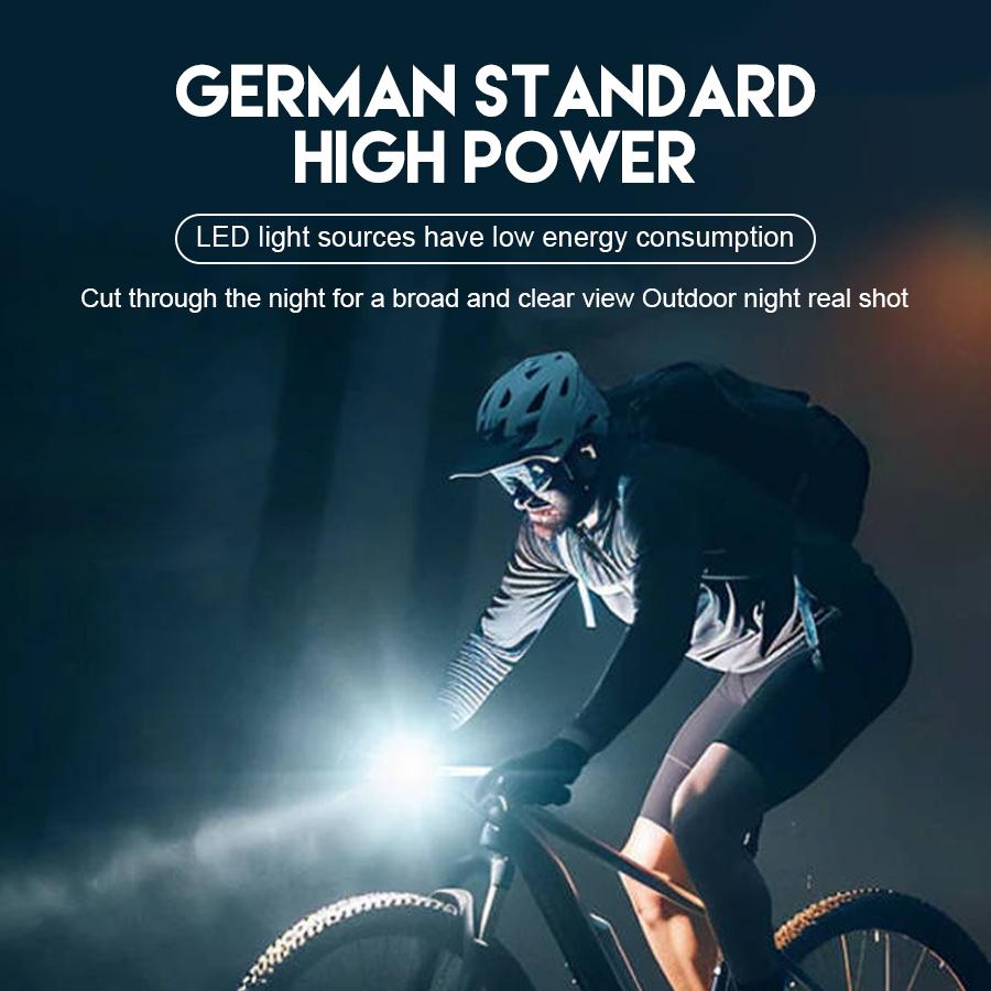 Nové USB dobíjecí LED světlo na kolo, přední světlo na kolo 5-režimové světlo pro jízdu, horské, silniční, pro cyklistické nadšence