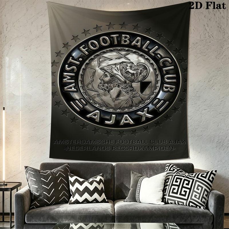 AFC Ajax Wandkleed Bedrukte Stof Deken Decoratieve Wandtapijten voor Slaapkamer Woonkamer Huisdecoratie