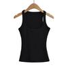 Crop Tops Damen Einfarbige Quadratischer Ausschnitt Camis Camisole Mode Tube Top Damen Ärmellos