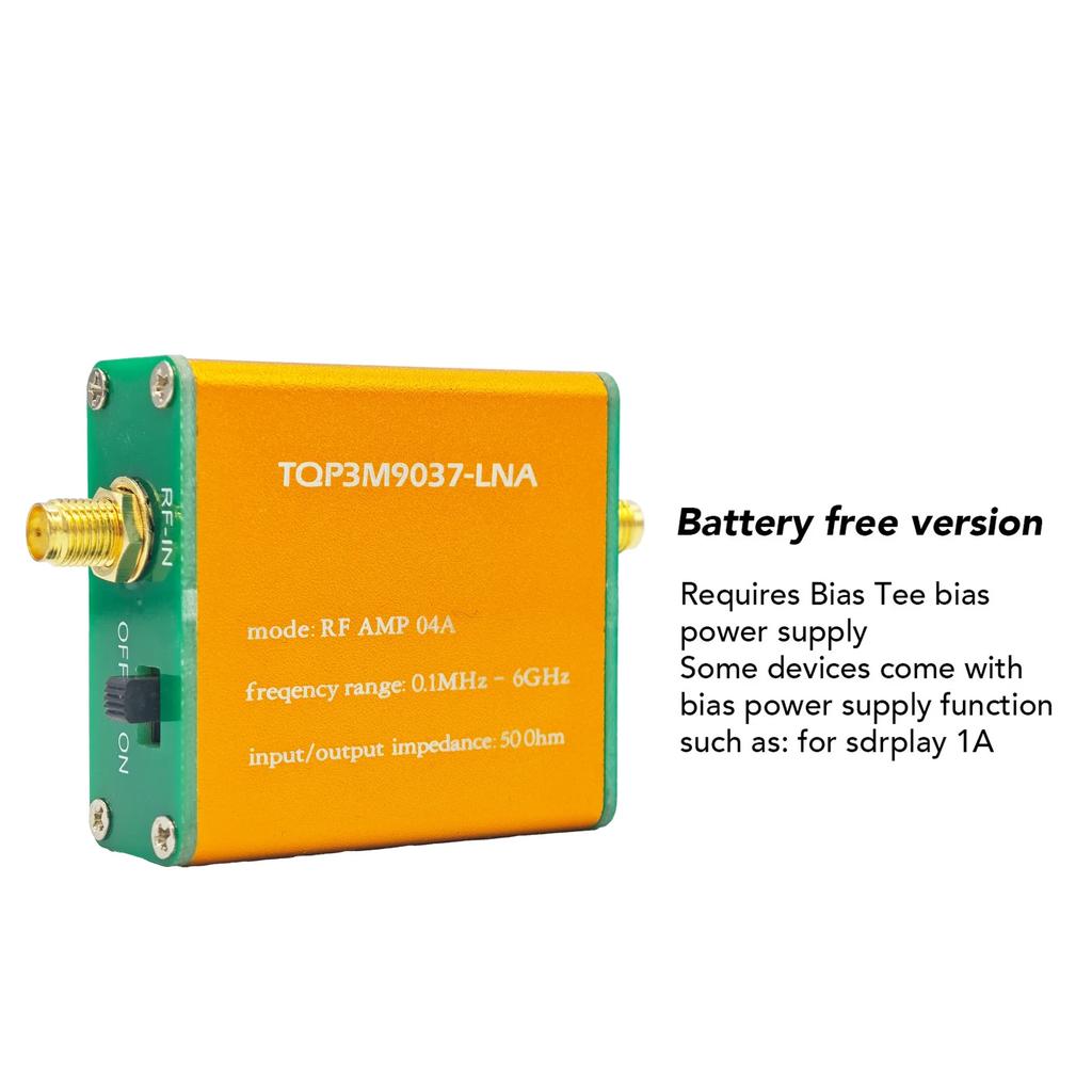 0.1MHz‑6GHz Full Band Low Noise Amplifier 20dB Amplifier Module Wide Frequency Range High Gain LNA RF Power Preamplifier New