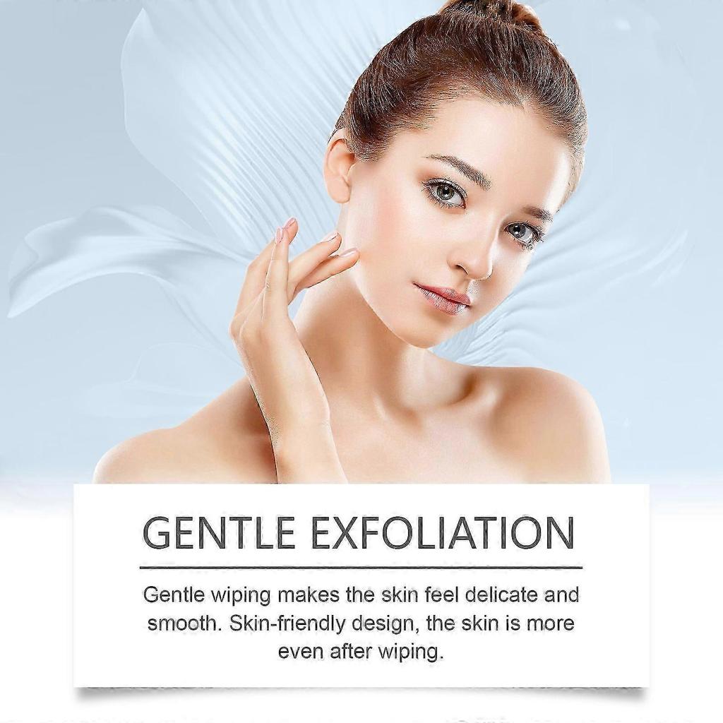 Glycolic Acid Exfoliating Pads with Vitamin C & E Gentle Facial Cleanser for Brightening, Hydrating, and Smoothing Skin 60 Cotton Pre-Soaked Pads Fo