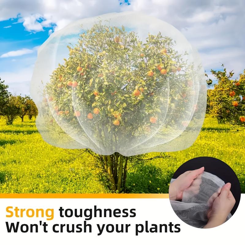 Fruit Tree Protection Netting Zippered Professional Bird and Insect Protection for Fruits and Vegetables Reusable Orchard Netting