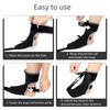 Ergonomic Design Foot Drop Brace Sock Adjustable Straps Arch Support Stretching Band  Recovery