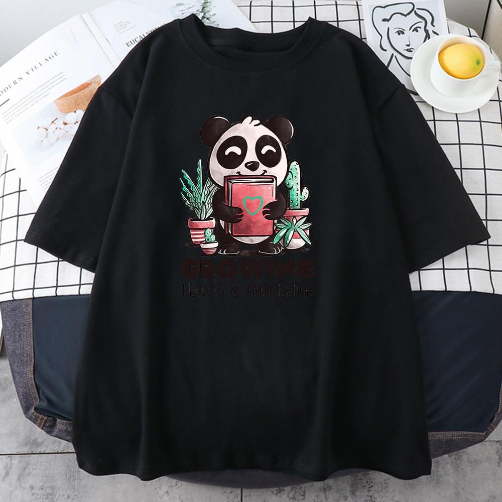 Buy Cartoon Panda Print Harajuku T 