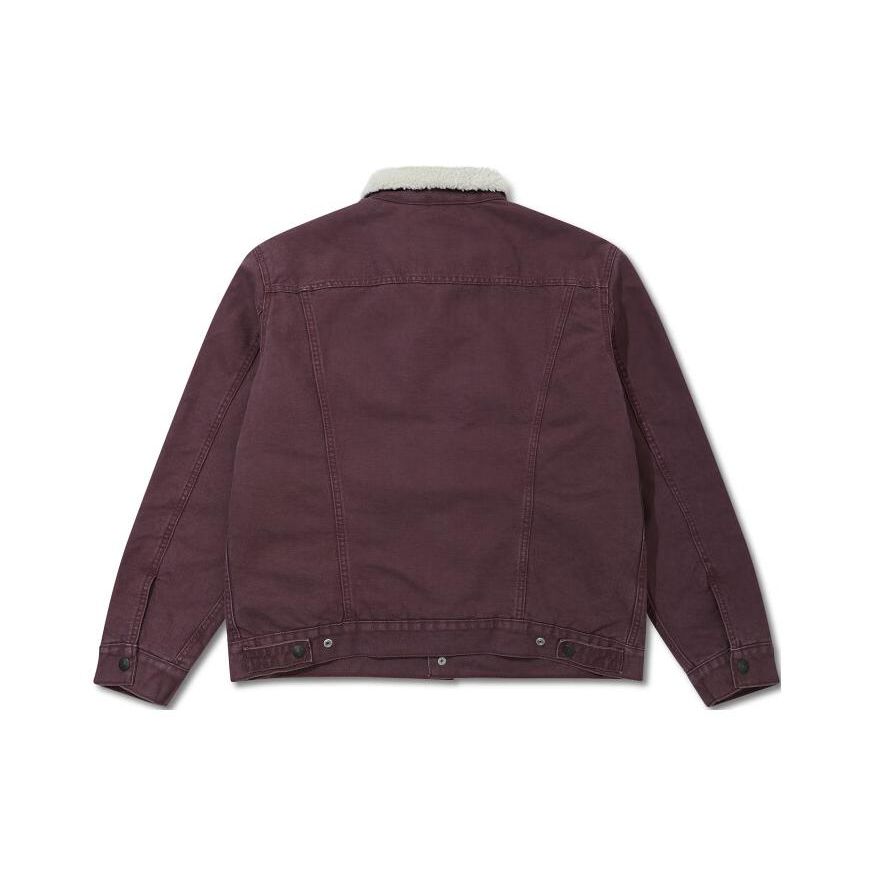 Jachetă Levis FW22 din Catifea Cord Solidă cu Revere la Un Rând Bărbați jachete Roșu 16365-0185