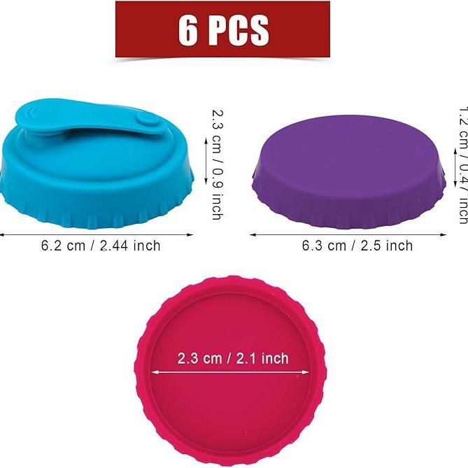 Auslaufsichere Silikonabdeckung für Getränkedosen und Weinflaschen