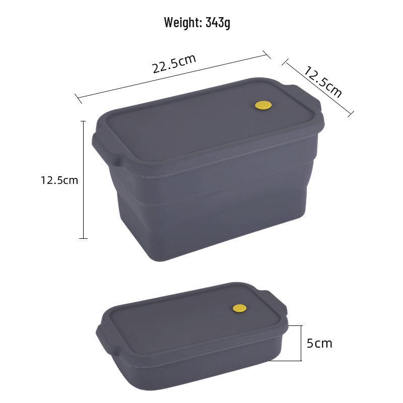 Silicone Foldable Thickened Rectangular Bread Mold & Food Preservation Box