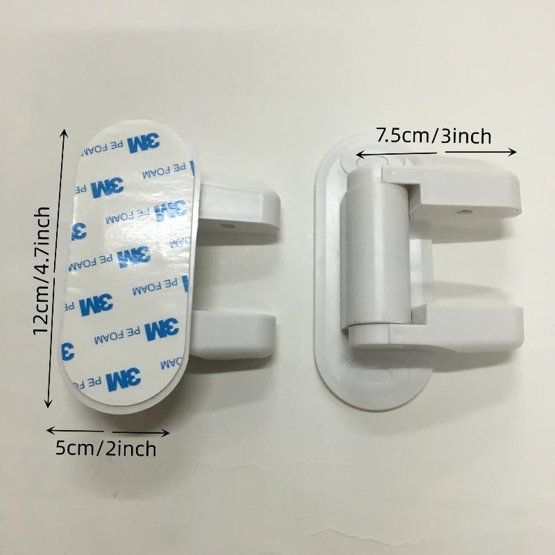 1/2/4 Stück Kindersicherer Türgriff-Schloss - Einfache Montage, Klebstoff ohne Beschädigung, Multifunktionales PVC-Sicherheitsgerät mit mattem Finish