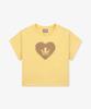 SUPRA Women'S Crown Heart T-Shirt (Yellow)