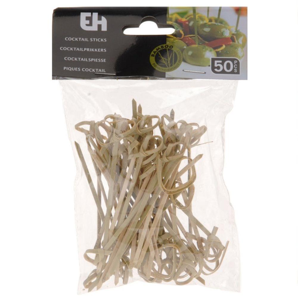 Bamboo Snack Toothpicks 9 Cm 50 Pcs.