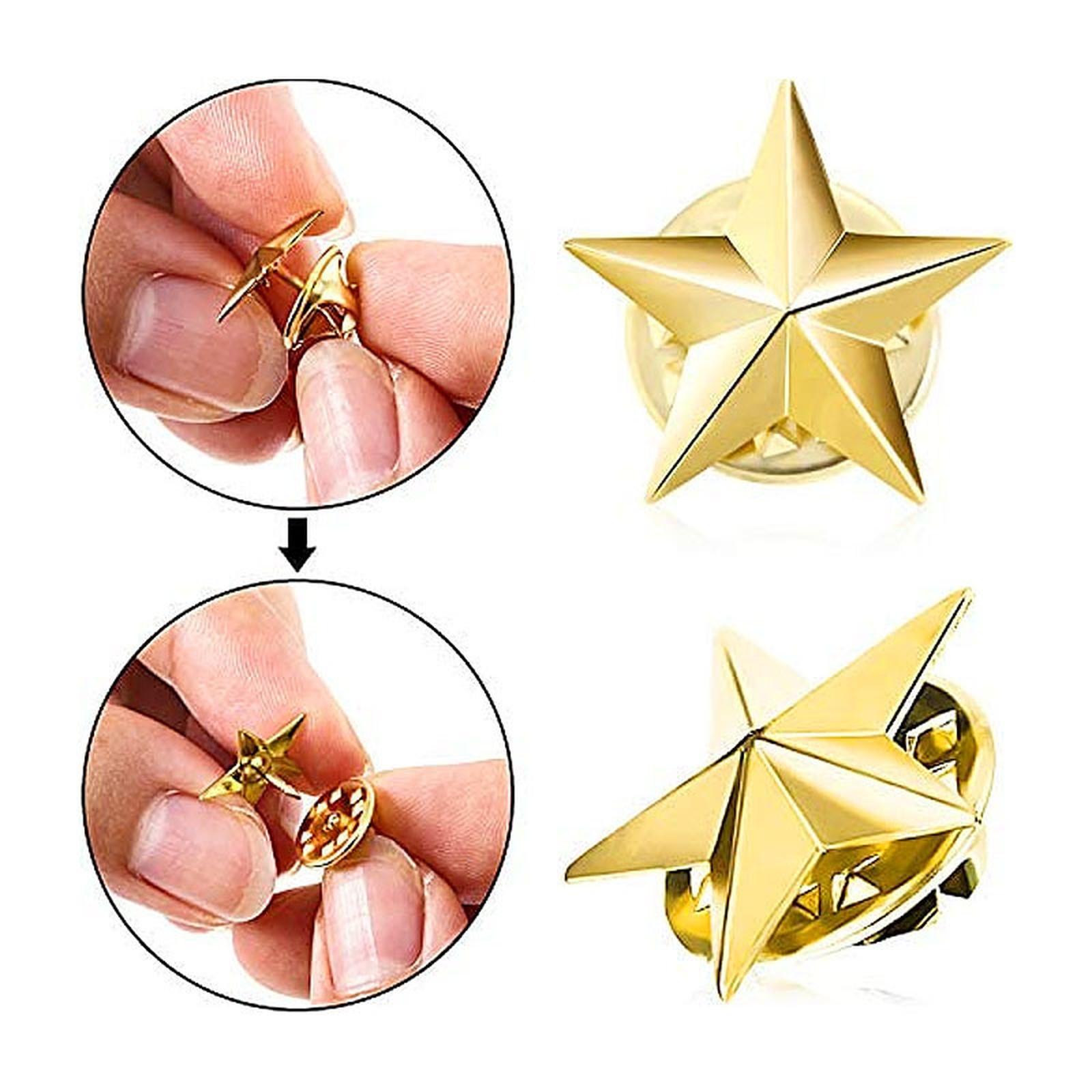 

Brooches Hot Real Pin Hijab Broches High-end Brooch Badge For And Blouses Five-pointed Couples Jewelry One Size