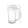 2L Water Pitcher Gift Cold Kettle Easy To Clean Water Container with Handle Water Jug with Lid for Beverage Ice Tea Lemonade
