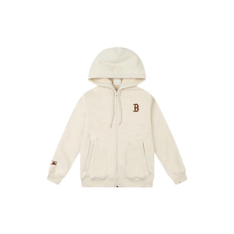 

New MLB Sweatshirt Unisex Ivory White 31TRF6061-43I XS