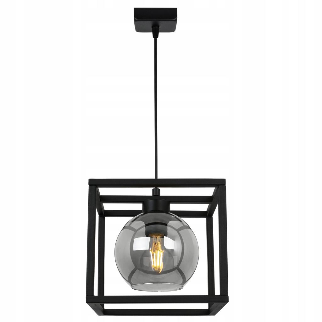 HÄNGELAMPE KÄFIG ELEGANTER GLASBALL