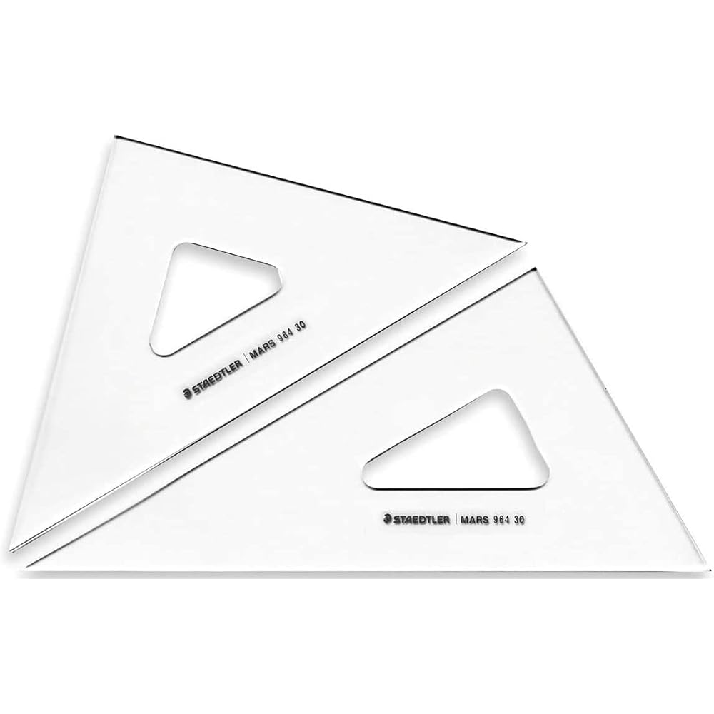 STAEDTLER (STAEDTLER) Triangular Ruler Drafting Set Mars 30cm 964 30