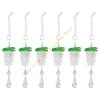 6 Pcs Christmas Tree Decoration Simulated Pinecone Pendant Ornament for Holiday 55KF