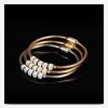 Minimalistisches Edelstahl-Magnetverschluss-Armband für Damen