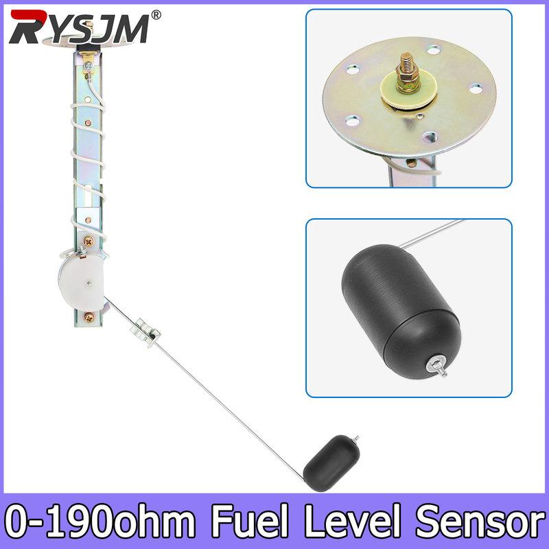 0-190 Ohm Fuel Level Sensor Car Meter Fuel Float Sensor 12V Car Meter Tank Level Indicator Sensors Fuel Sending Unit