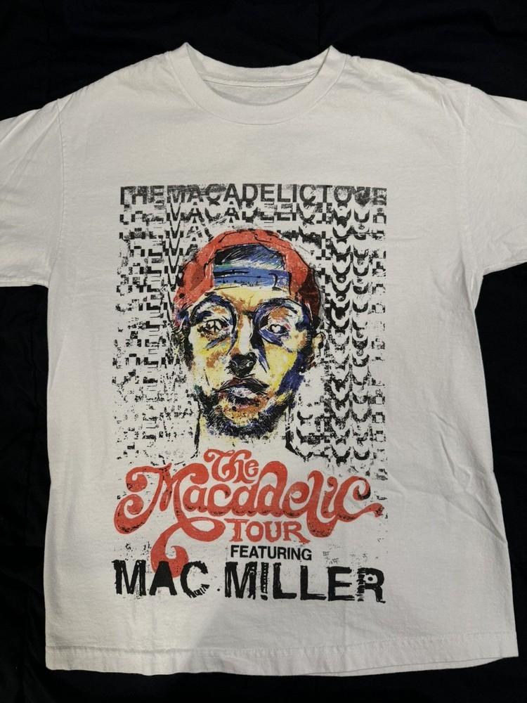 Mac Miller Macadelic Tour White Short Sleeve Unisex Shirt S5XL Unisex T-Shirt XXL