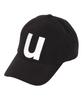 Yunibeosyeolkemiseuteuli Bold U Black Ballcap Washed Ballcap