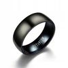 Wedding Ring Ring Black Titanium Steel Matt 161
