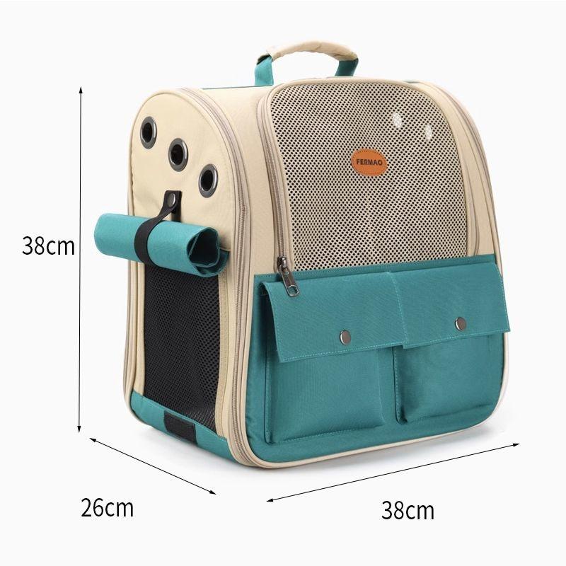 

Товары для питомцев Рюкзак для щенка Расширяемая сумка для питомца Большая вместимость Дышащая Складная сумка для собаки Портативный рюкзак для кошки