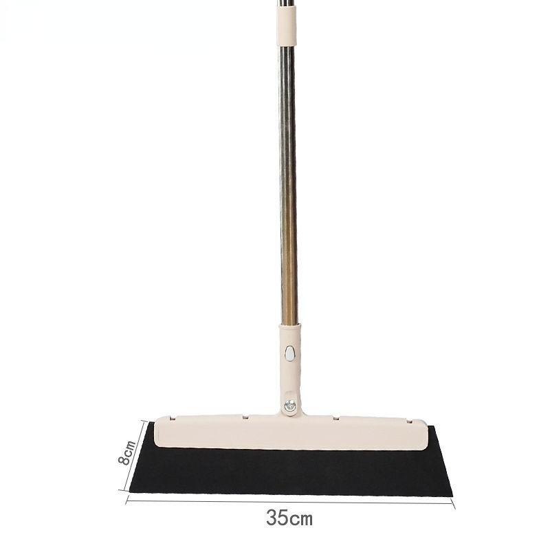 

180° Magic Broom Floor Brush Scrub Brush with Adjustable Long Handle Scrubber With Stiff Bristles for Tile Cleaning кофейный