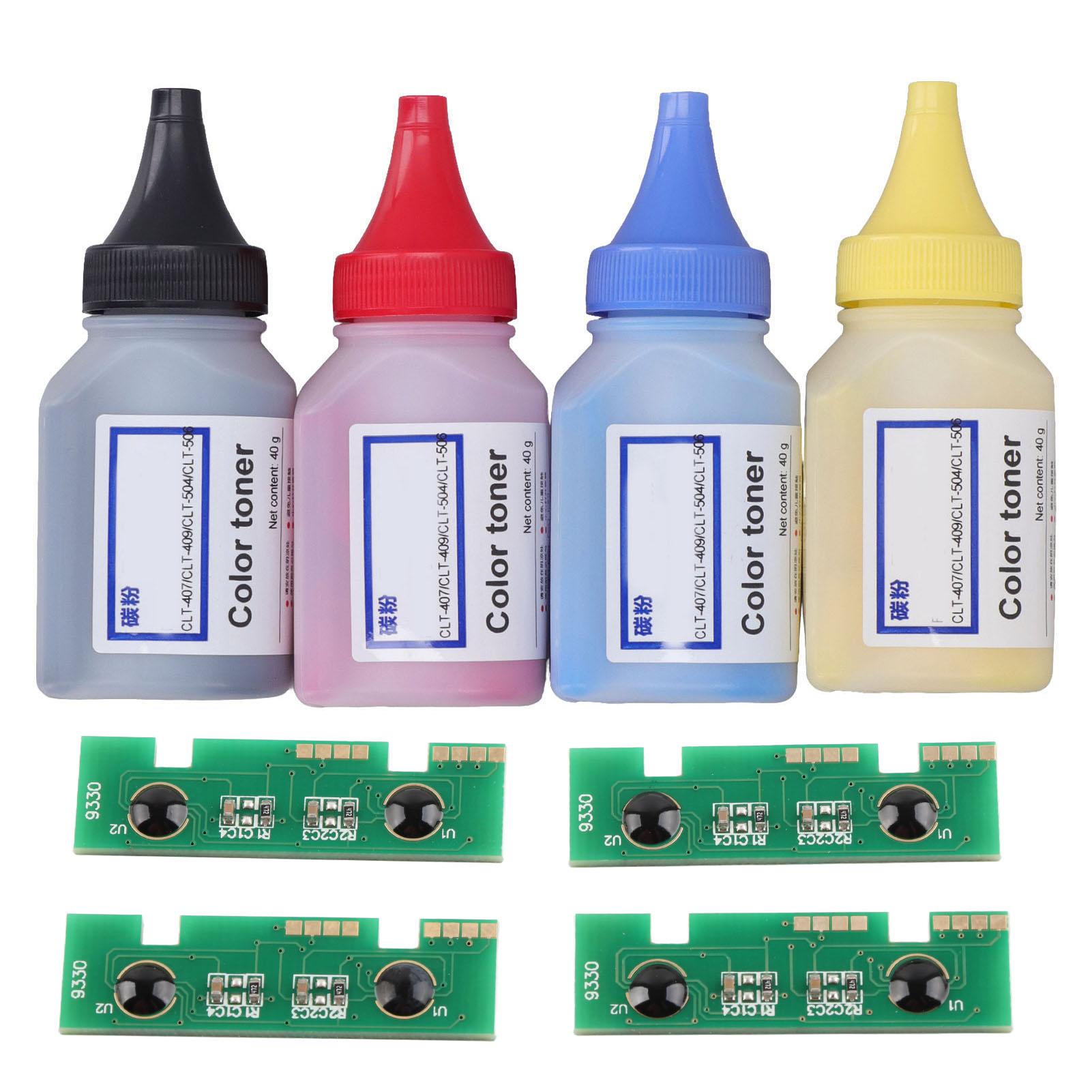 

Toner Refill Powder Set Multiple Color Universal Printer Refill Toner Powder for 409S