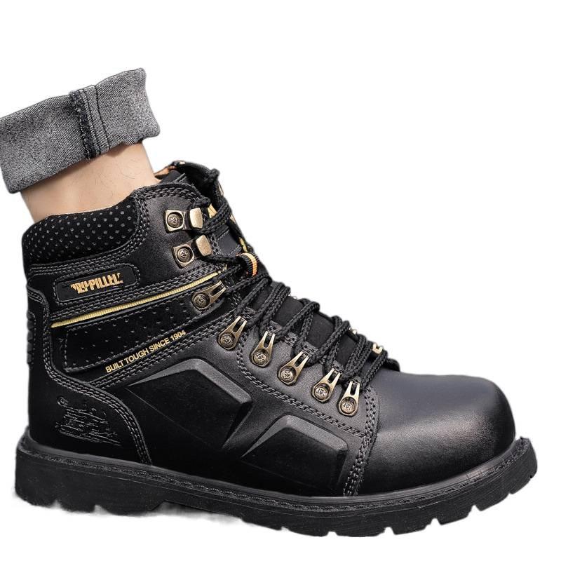 Classic men's shoes men's and women's Carter tooling shoes labor insurance shoes big head tooling boots winter Martin boots cowhide